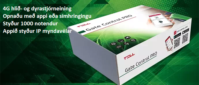 Tell Gate Control Pro stýring