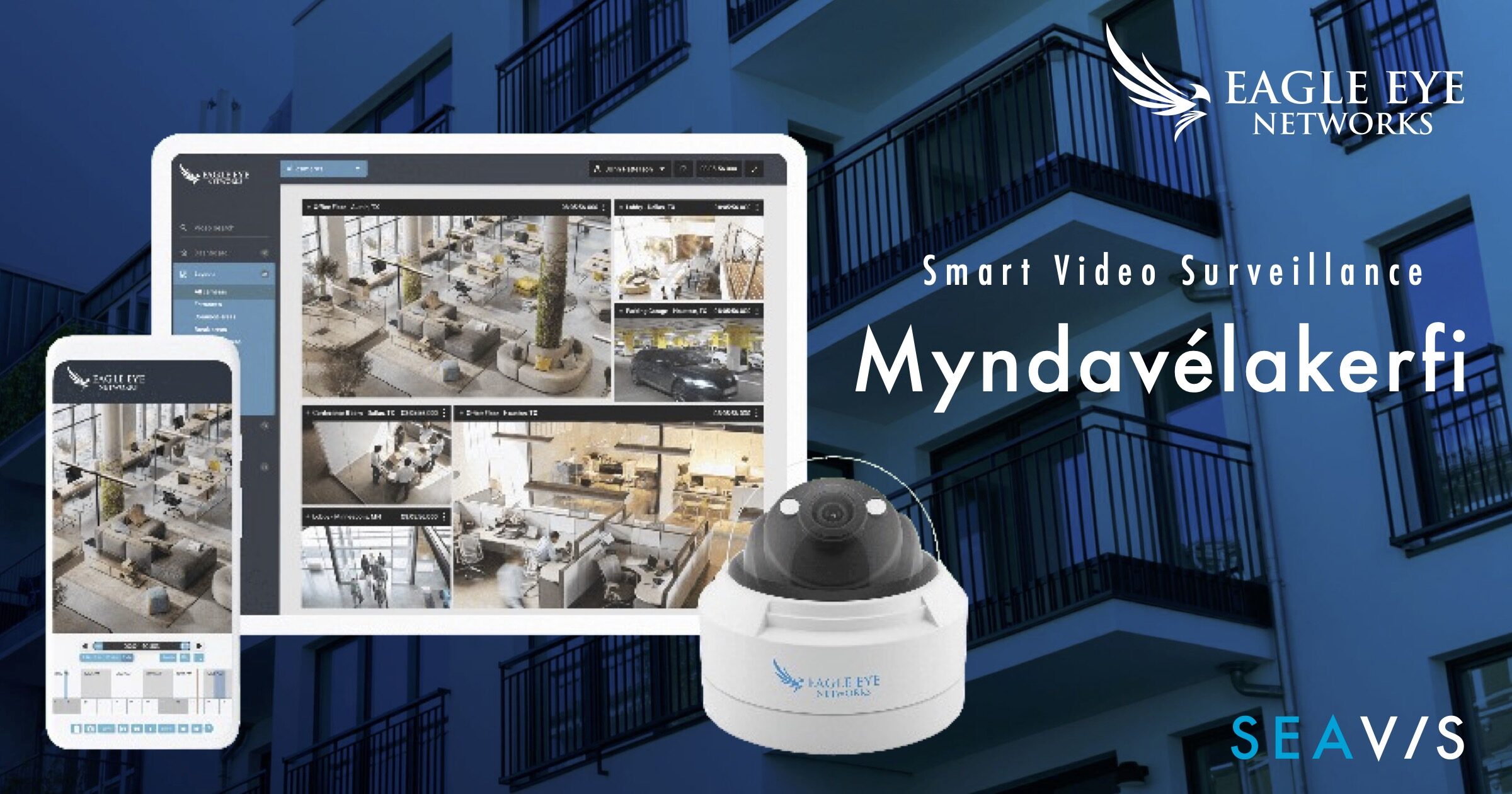 Eagle Eye Networks myndavélakerfi cloud surveillance